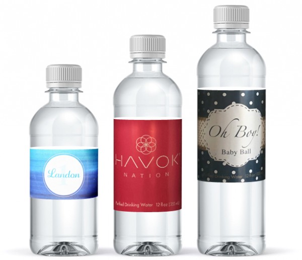 Custom Labeled Bottled Water | Bottled Events